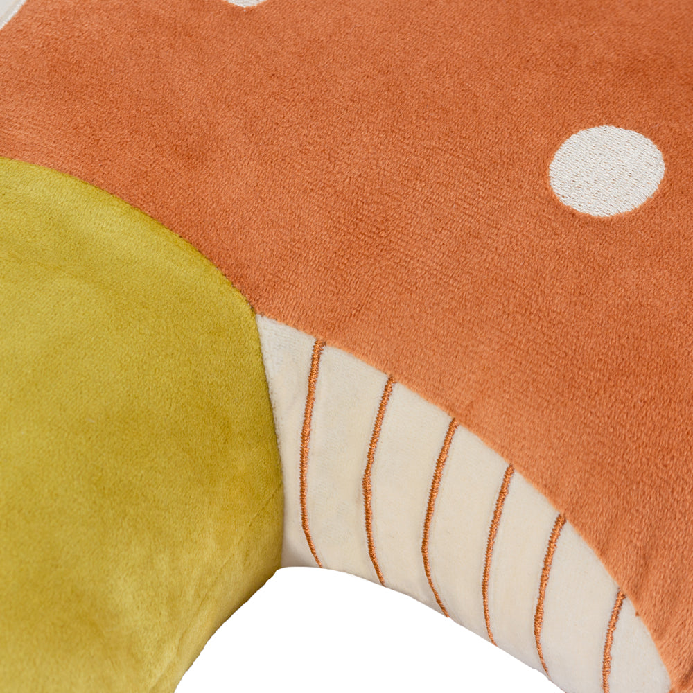 Mushroom Kids Novelty Cushion Orange