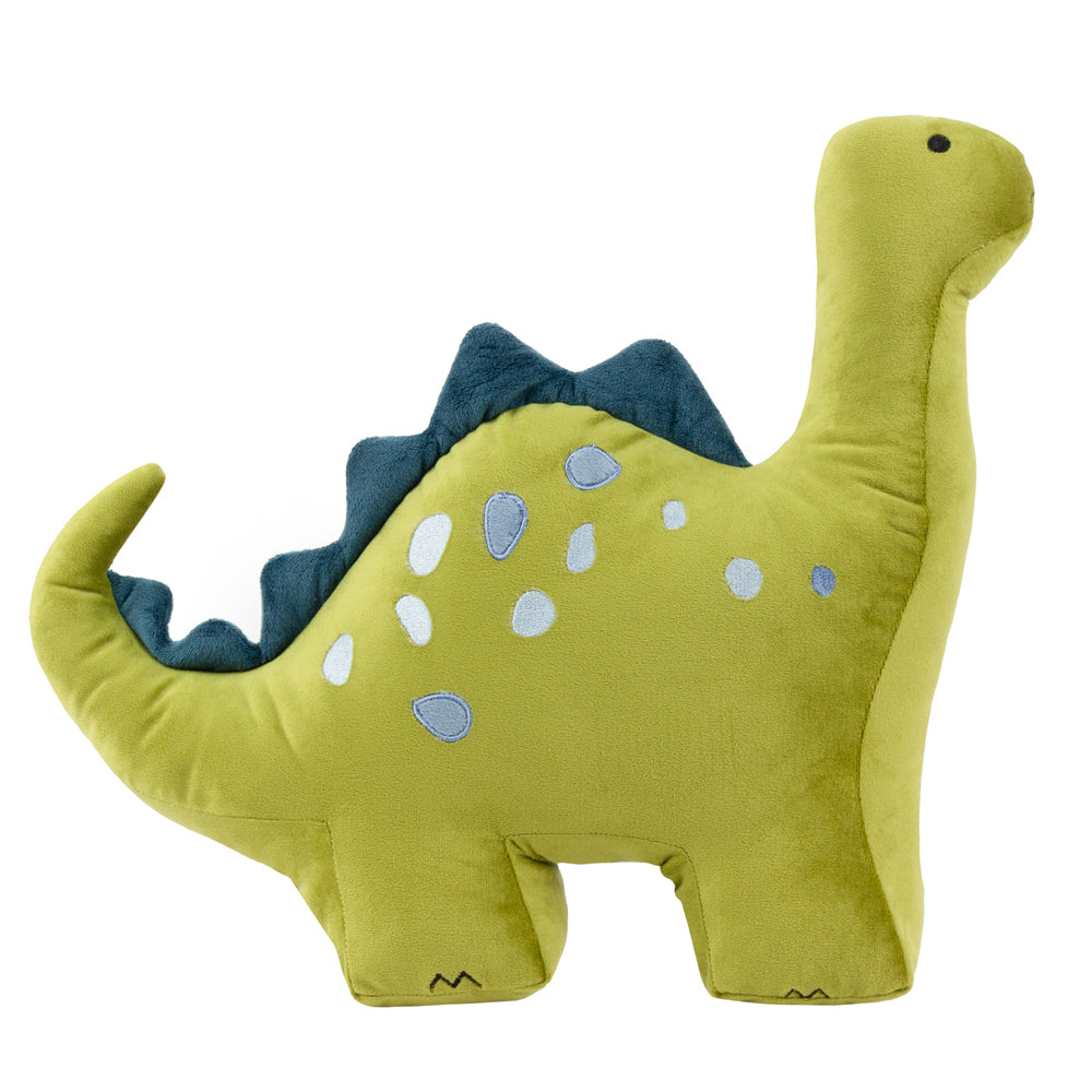 Dino Kids Novelty Cushion Green